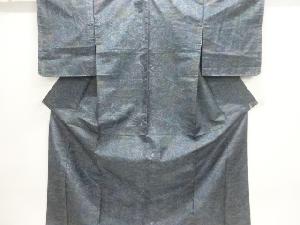 枝葉に風景模様本場大島紬着物（染）